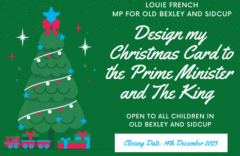 Design Louie French's Christmas Card