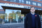 Louie French MP at Queen Mary's Hospital