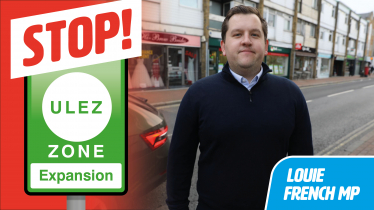 Louie French campaigning to stop ULEZ