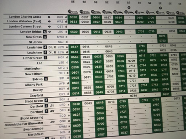 May 2023 Southeastern Timetable